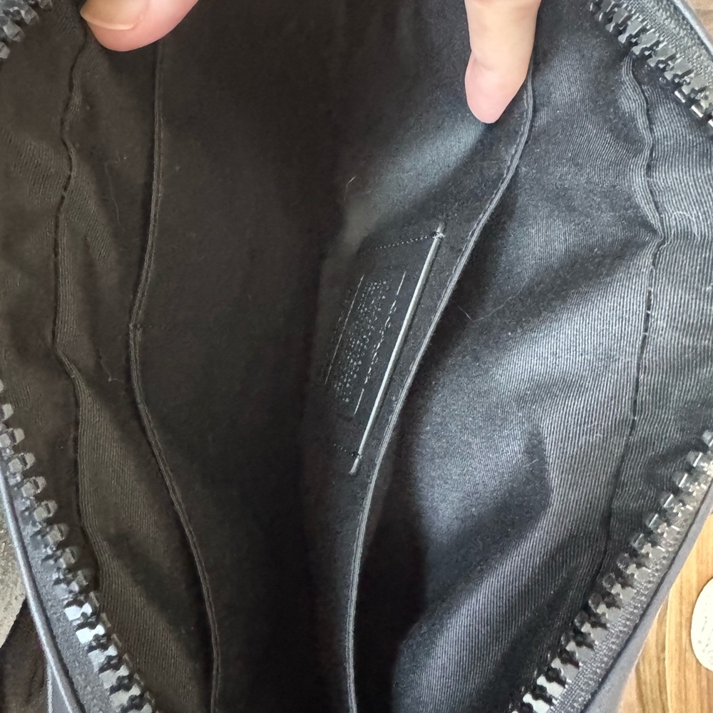 Coach Black and Red Backpack with Signature Style - Picture 8 of 13